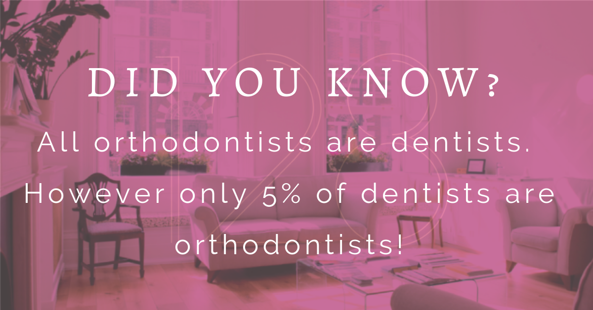 The difference between a dentist and orthodontist